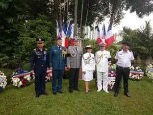 Les représentants des missions militaires alliées